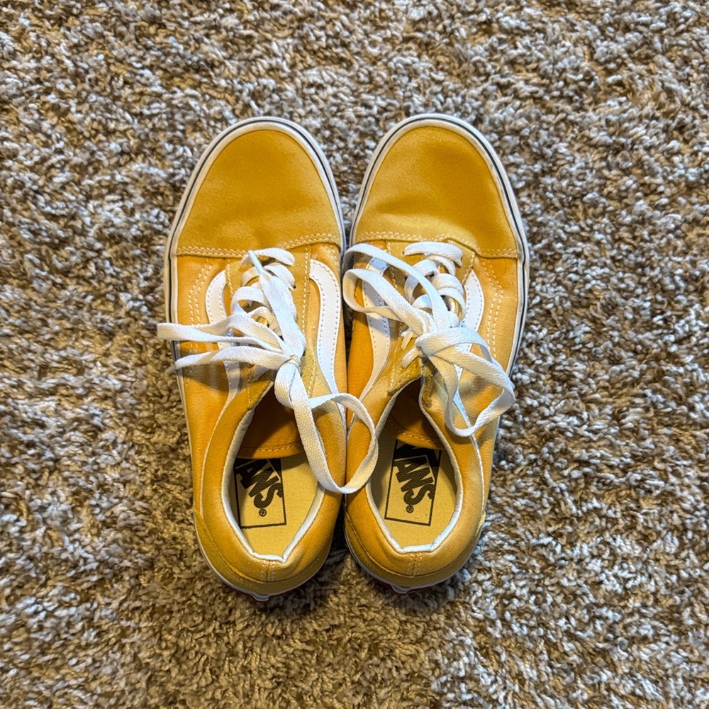 Vans Classic Yellow Suede Sneakers